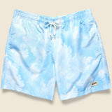 Cloud Pattern Swim Trunk - Baby Blue - Bather - STAG Provisions - Shorts - Swim
