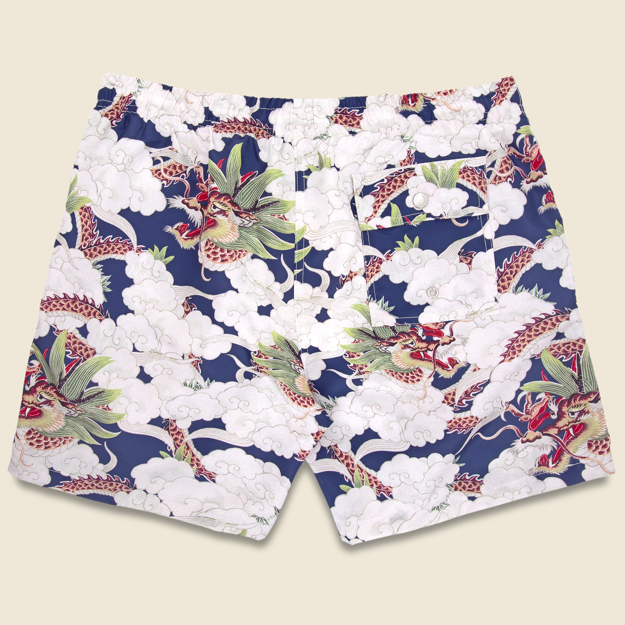 
                          Above the Clouds Swim Trunk - Navy - Bather - STAG Provisions - Shorts - Swim
                        