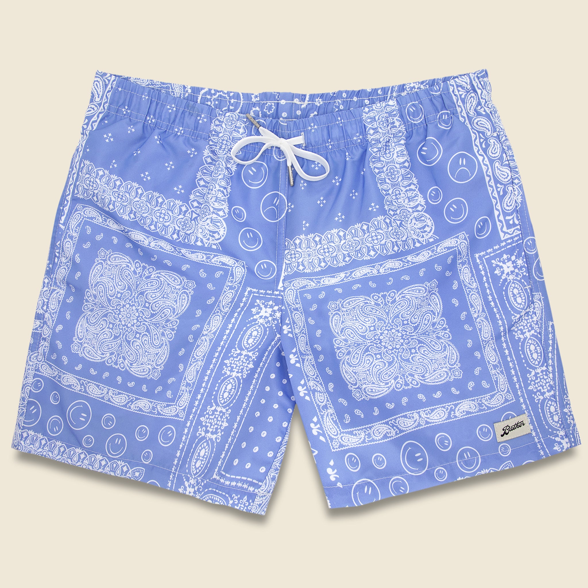 Bandana Swim Trunk - Periwinkle - Bather - STAG Provisions - Shorts - Swim