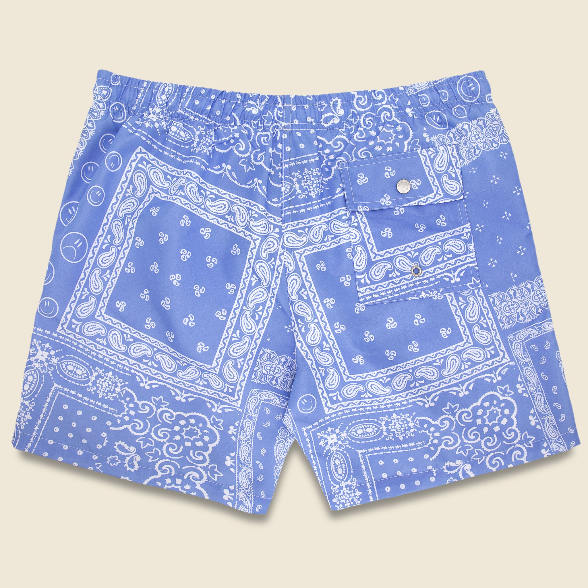 Bandana Swim Trunk - Periwinkle - Bather - STAG Provisions - Shorts - Swim