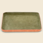 Large Suede Tray - Olive - Home - STAG Provisions - Home - Art & Accessories - Tray