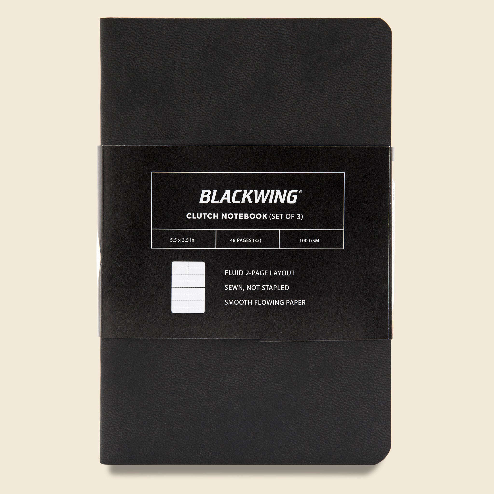 Blackwing Clutch Notebook (3-Pack, Ruled) - Paper Goods - STAG Provisions - Gift - Stationery