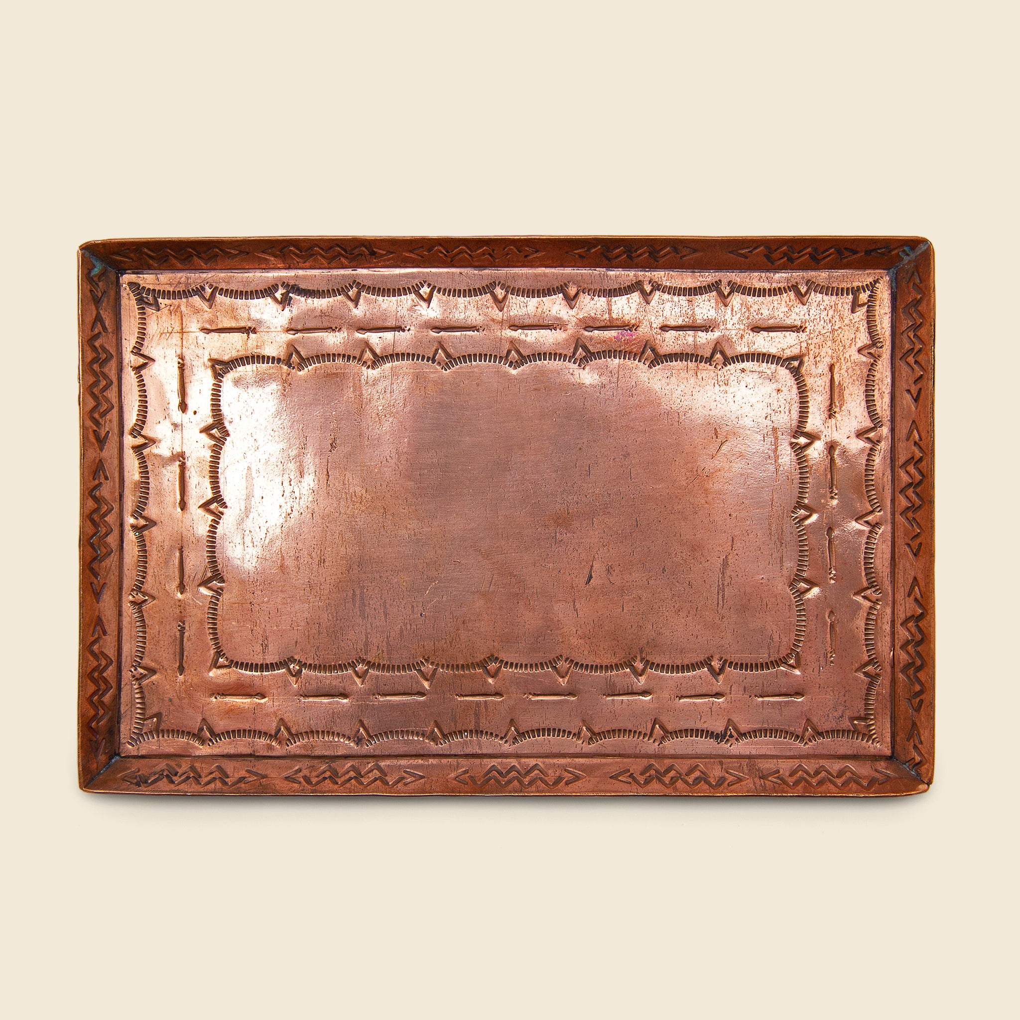 Medium Stamped Tray - Copper - J Alexander - STAG Provisions - Gift - Miscellaneous