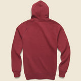 Hooded Chase Sweatshirt - Jam/Gold - Carhartt WIP - STAG Provisions - Tops - Fleece / Sweatshirt