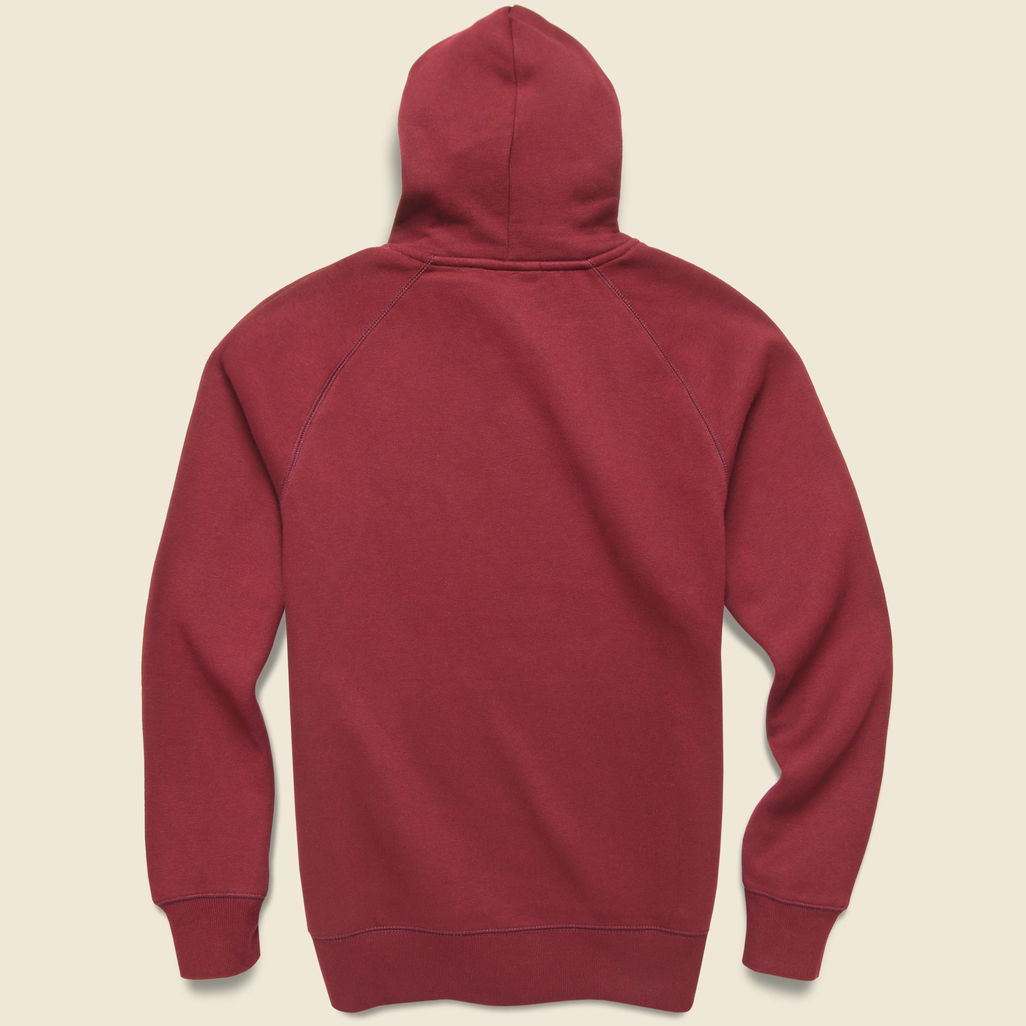 Hooded Chase Sweatshirt - Jam/Gold - Carhartt WIP - STAG Provisions - Tops - Fleece / Sweatshirt