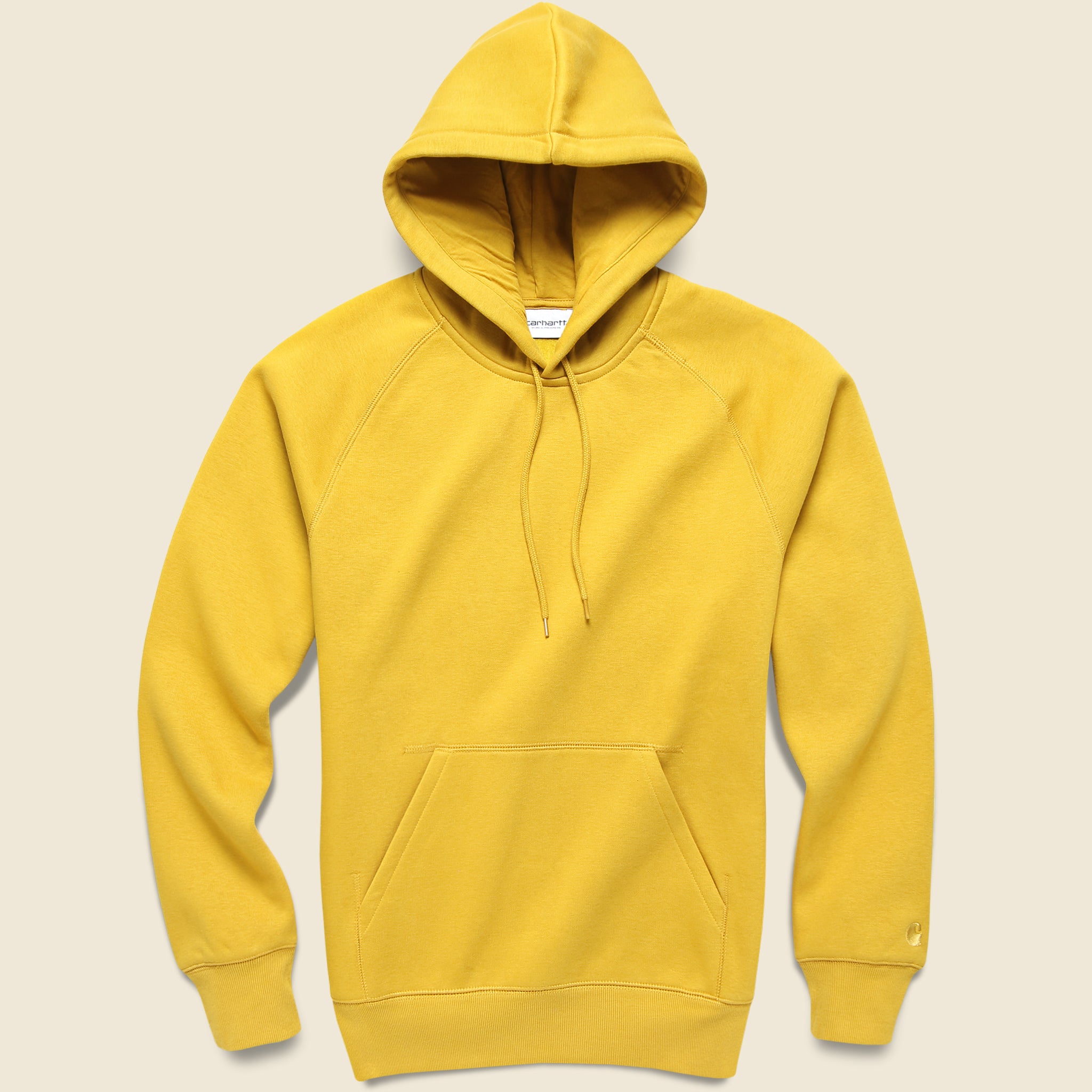 Hooded Chase Sweatshirt - Helios/Gold - Carhartt WIP - STAG Provisions - Tops - Fleece / Sweatshirt