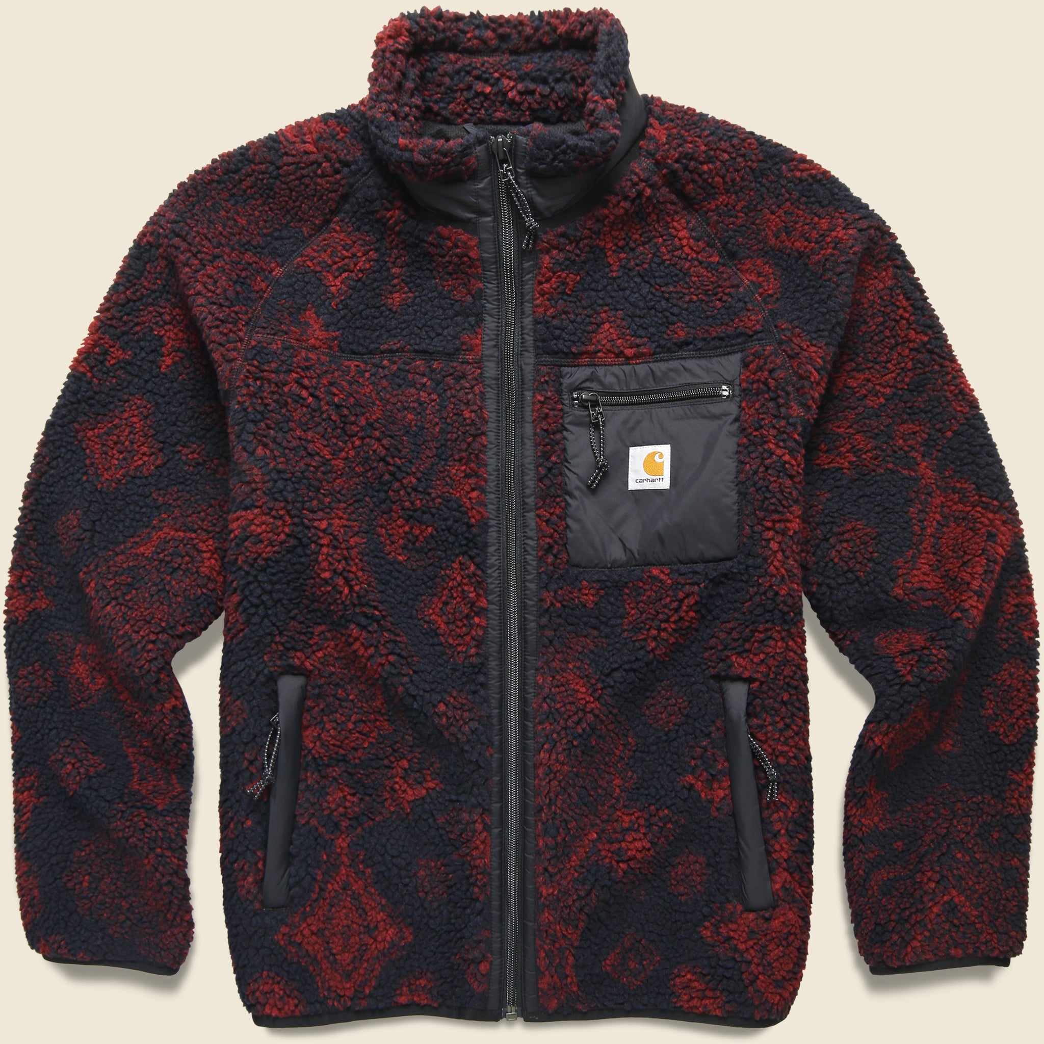 Prentis Liner - Verse JQ, Dark Navy, Corvina/Black - Carhartt WIP - STAG Provisions - Outerwear - Coat / Jacket