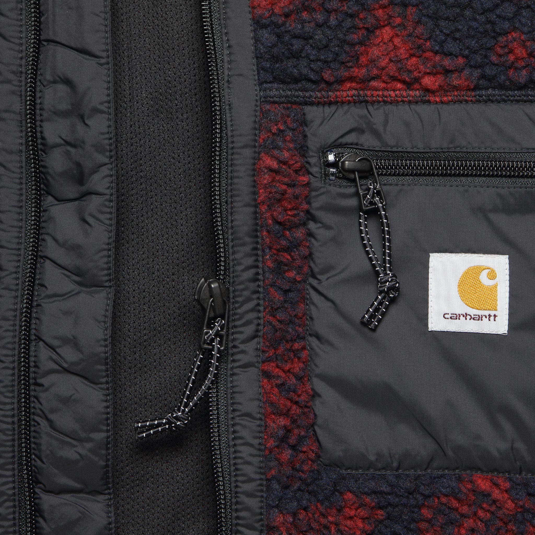 Prentis Liner - Verse JQ, Dark Navy, Corvina/Black - Carhartt WIP - STAG Provisions - Outerwear - Coat / Jacket