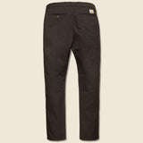 Sid Pant - Dark Umber - Carhartt WIP - STAG Provisions - Pants - Twill