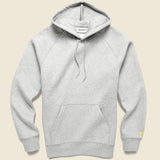 Hooded Chase Sweatshirt - Grey Heather/Gold - Carhartt WIP - STAG Provisions - Tops - Fleece / Sweatshirt