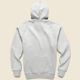 Hooded Chase Sweatshirt - Grey Heather/Gold - Carhartt WIP - STAG Provisions - Tops - Fleece / Sweatshirt