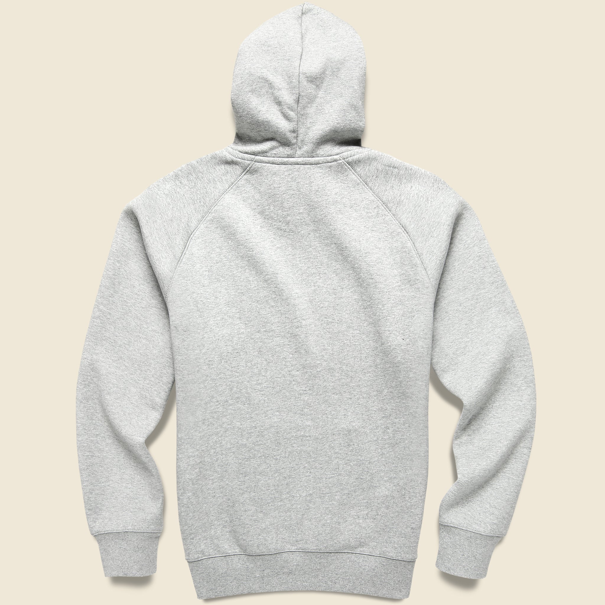 Hooded Chase Sweatshirt - Grey Heather/Gold - Carhartt WIP - STAG Provisions - Tops - Fleece / Sweatshirt