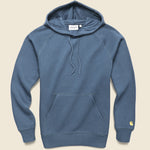 Hooded Chase Sweatshirt - Storm Blue/Gold - Carhartt WIP - STAG Provisions - Tops - Fleece / Sweatshirt