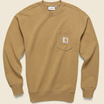 Pocket Sweatshirt - Jasper - Carhartt WIP - STAG Provisions - Tops - Fleece / Sweatshirt