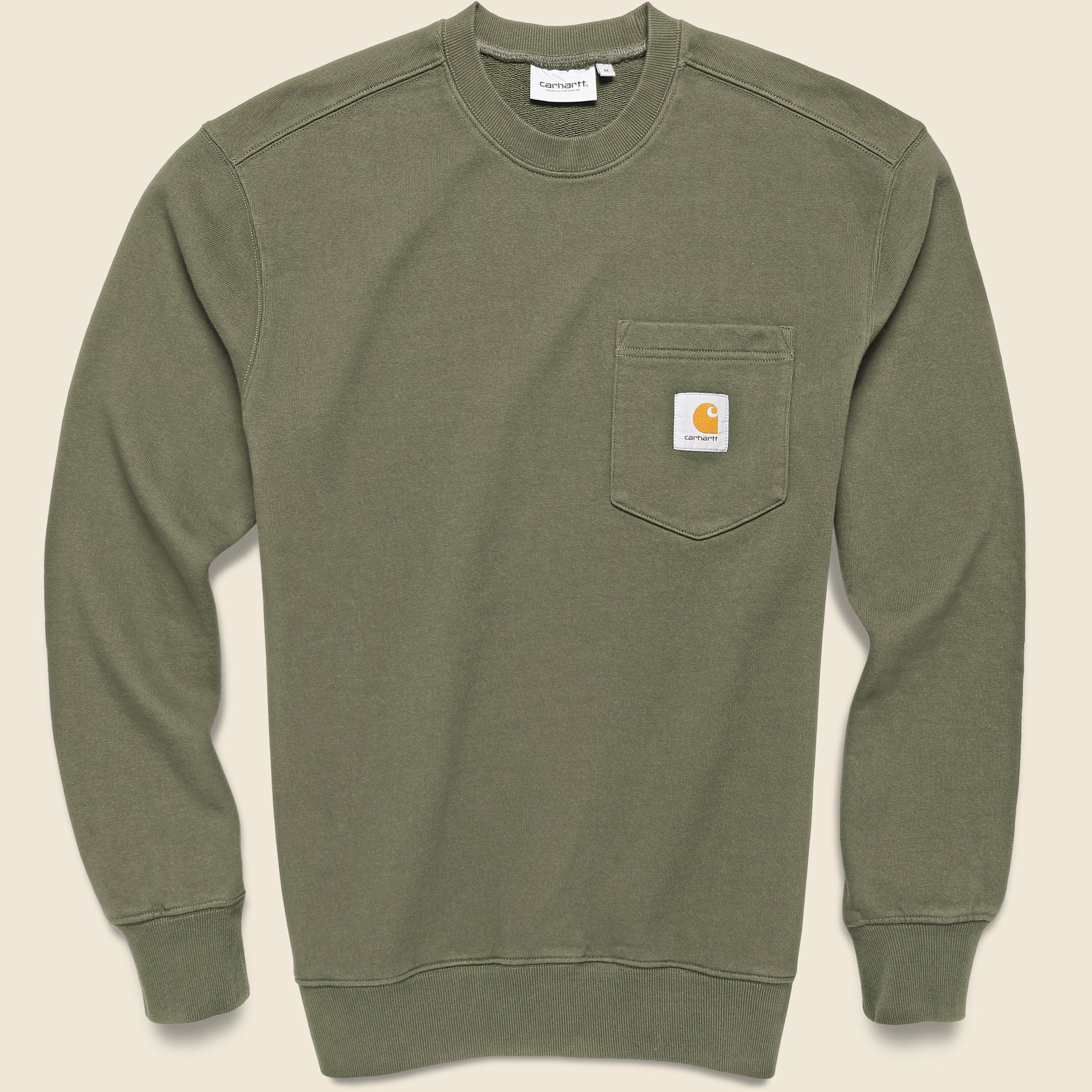 Pocket Sweatshirt - Seaweed - Carhartt WIP - STAG Provisions - Tops - Fleece / Sweatshirt