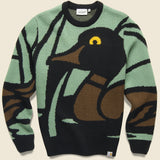 Pond Sweater - Green Pond Jacquard - Carhartt WIP - STAG Provisions - Tops - Sweater