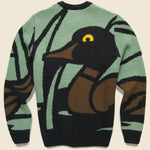 Pond Sweater - Green Pond Jacquard - Carhartt WIP - STAG Provisions - Tops - Sweater