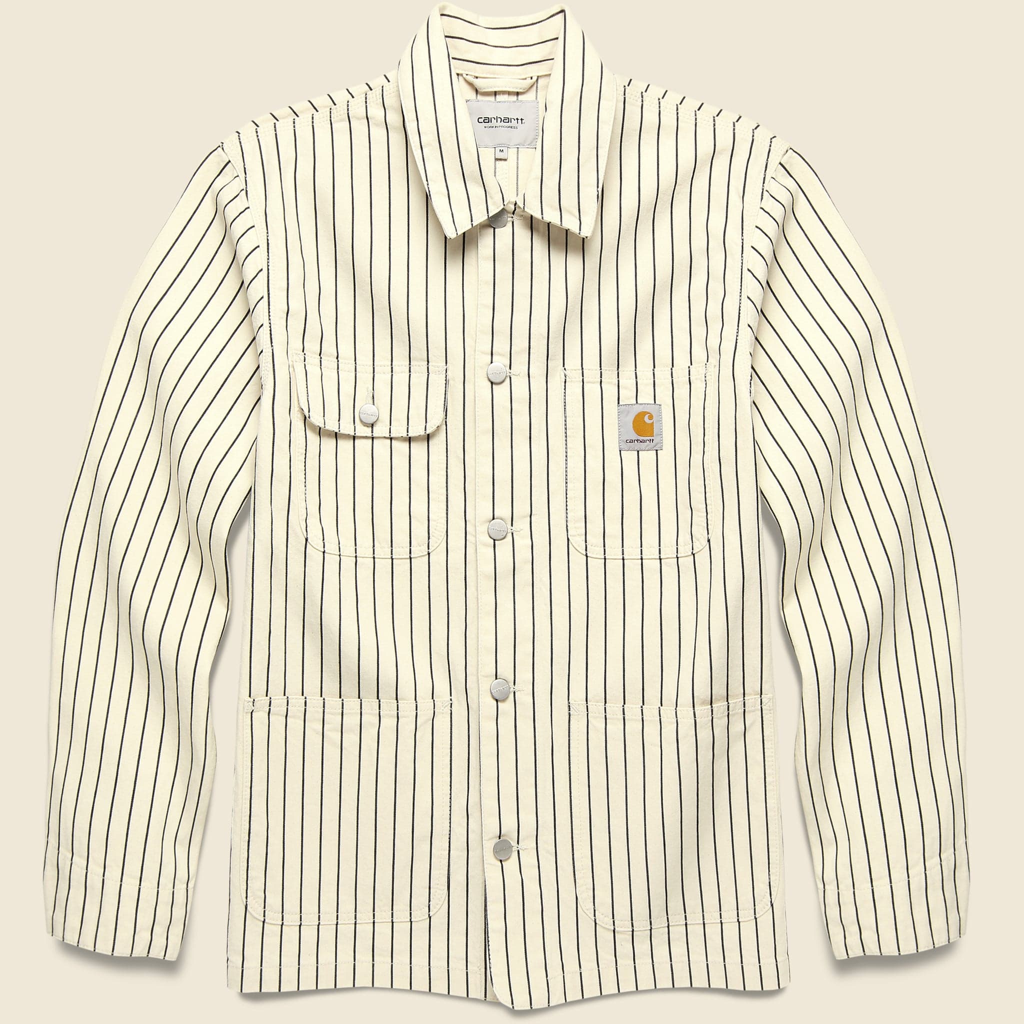 Trade Stripe Michigan Chore Coat - Wax/Black - Carhartt WIP - STAG Provisions - Outerwear - Coat / Jacket