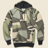 Hooded Chase Sweatshirt - Camo/Gold - Carhartt WIP - STAG Provisions - Tops - Fleece / Sweatshirt