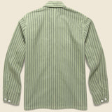 Trade Stripe Michigan Chore Coat - Dollar Green/Black - Carhartt WIP - STAG Provisions - Outerwear - Coat / Jacket