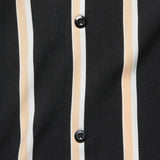 Gelder Stripe Camp Shirt - Black - Carhartt WIP - STAG Provisions - Tops - S/S Woven - Stripe