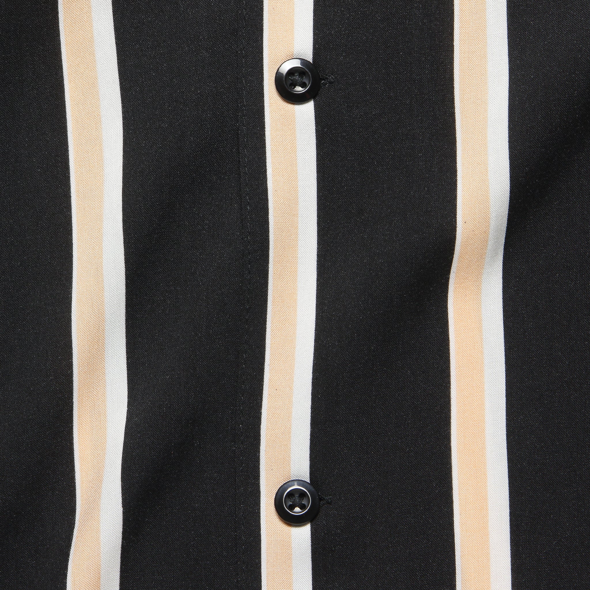 Gelder Stripe Camp Shirt - Black - Carhartt WIP - STAG Provisions - Tops - S/S Woven - Stripe
