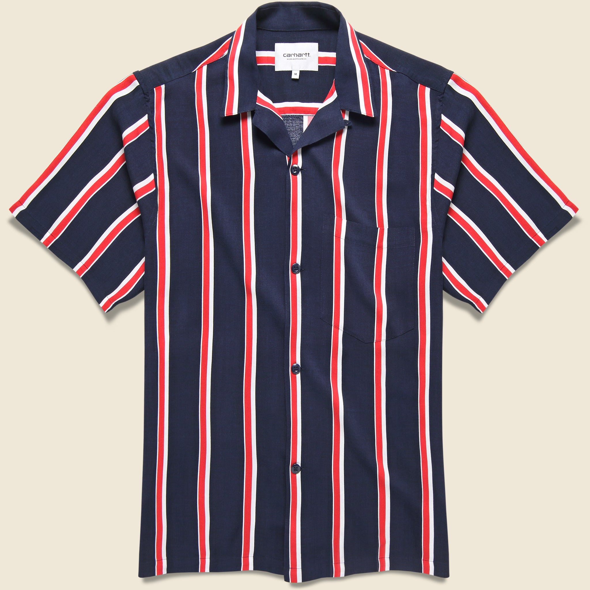 Gelder Stripe Camp Shirt - Mizar - Carhartt WIP - STAG Provisions - Tops - S/S Woven - Stripe