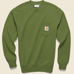Pocket Sweatshirt - Kiwi - Carhartt WIP - STAG Provisions - Tops - Fleece / Sweatshirt