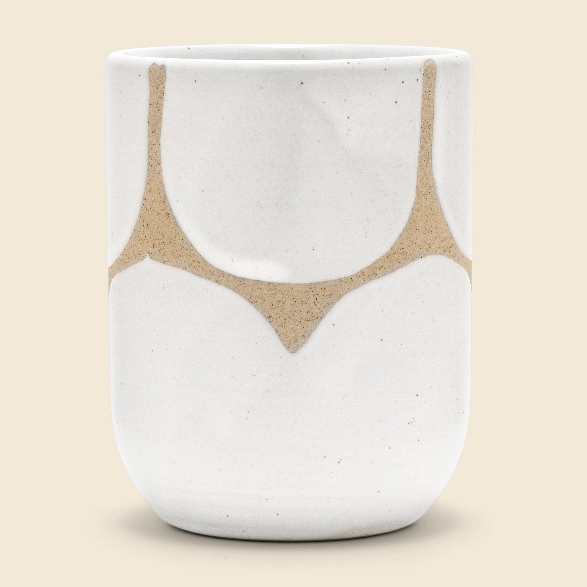 Scalloped Stoneware Tumbler - Home - STAG Provisions - Home - Kitchen - Tabletop
