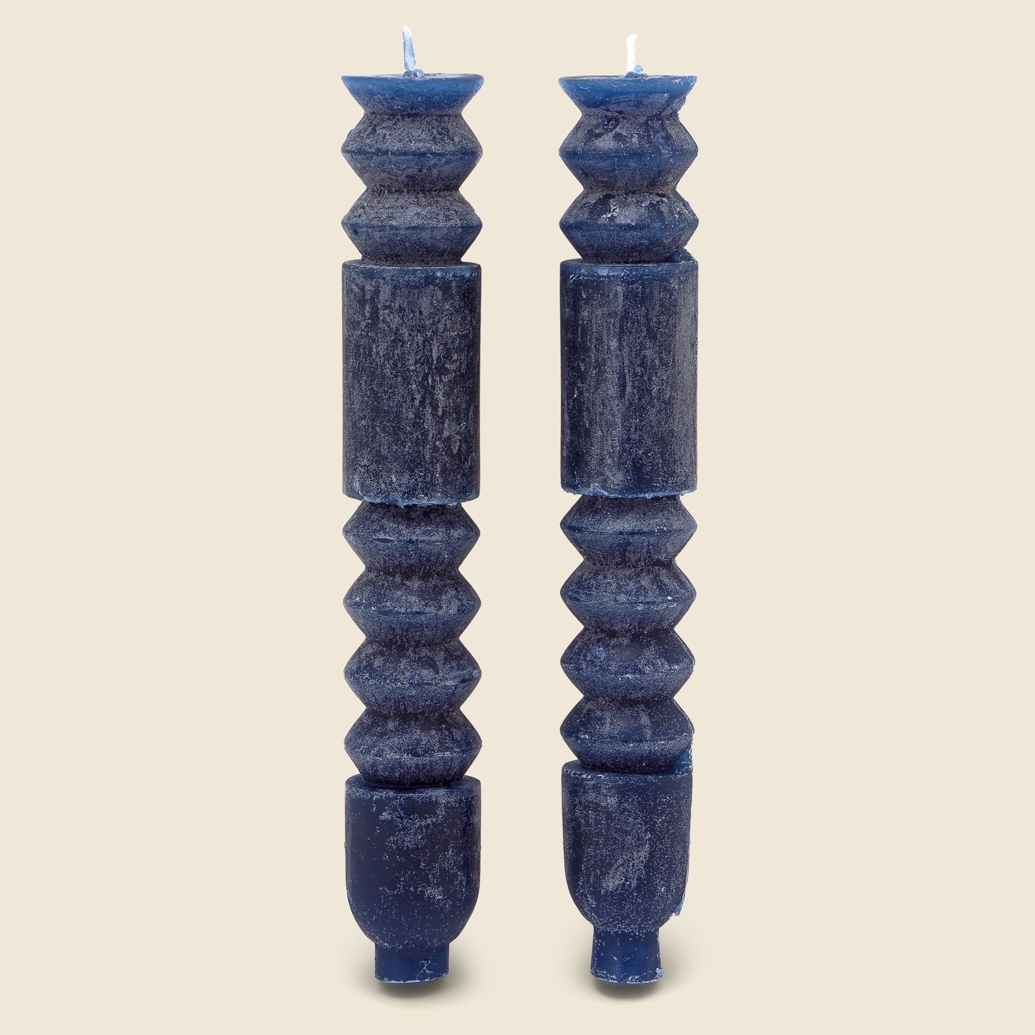 Navy Totem Taper Candles - Home - STAG Provisions - Home - Fragrance - Candle