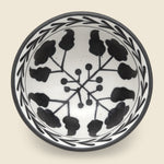 Hand Painted Floral Design Stoneware Bowl - Black - Home - STAG Provisions - Home - Kitchen - Tabletop