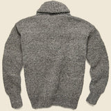Square Zipper Cardigan - Grey - Chamula - STAG Provisions - Tops - Sweater