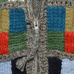 Square Zipper Cardigan - Grey - Chamula - STAG Provisions - Tops - Sweater
