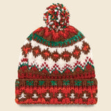 Double Cuff Fair Isle Cap - Brown Heather - Chamula - STAG Provisions - Accessories - Hats