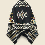 Merino Wool Blanket Poncho - Butterfly - Chamula - STAG Provisions - Tops - L/S Knit