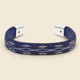 Bendable Horsehair Bracelet - Blue/White/Black - Chamula - STAG Provisions - Accessories - Cuffs