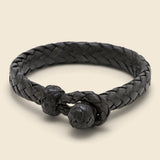 Wide Flat Weaved Bracelet - Black - Chamula - STAG Provisions - Accessories - Cuffs