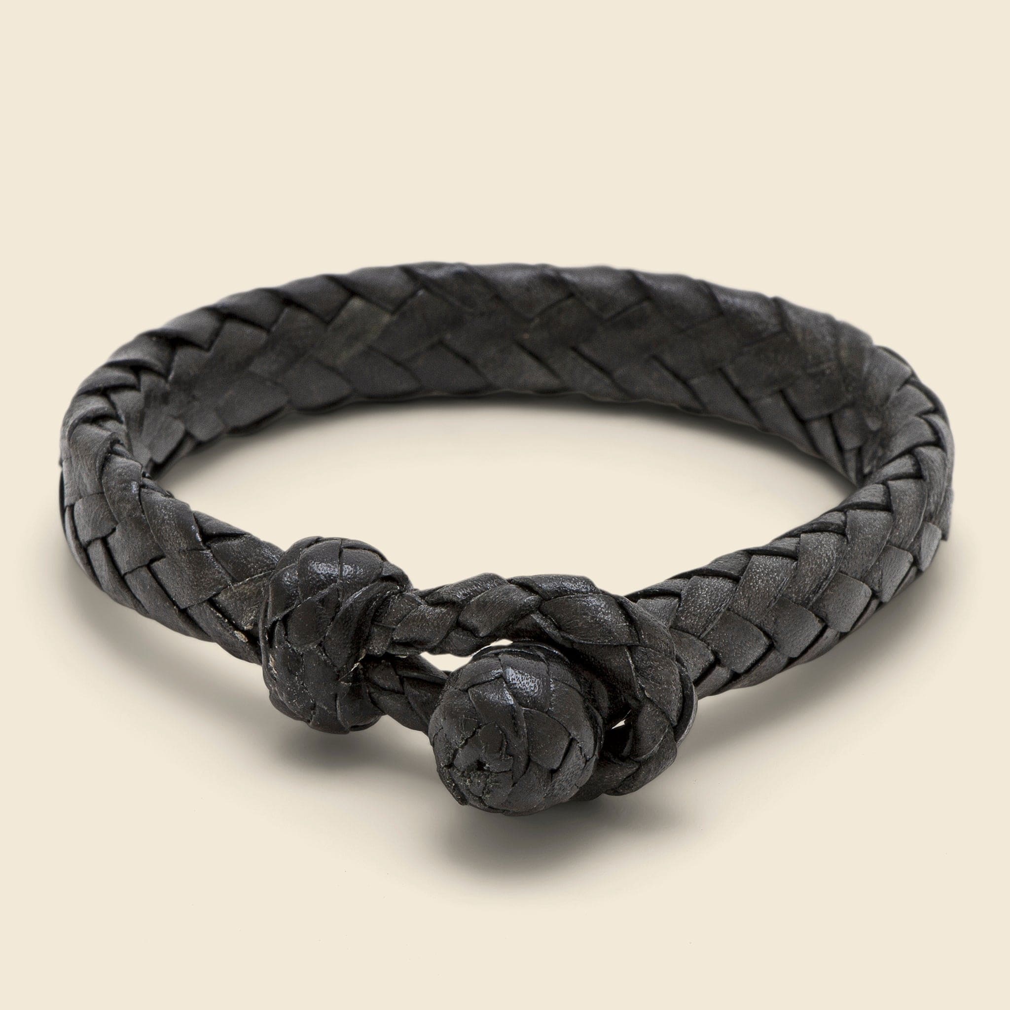 Wide Flat Weaved Bracelet - Black - Chamula - STAG Provisions - Accessories - Cuffs