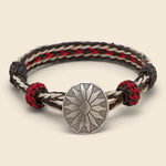 Sunburst Concho Bracelet - Red/Black - Chamula - STAG Provisions - Accessories - Cuffs