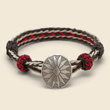 Sunburst Concho Bracelet - Red/Black - Chamula - STAG Provisions - Accessories - Cuffs