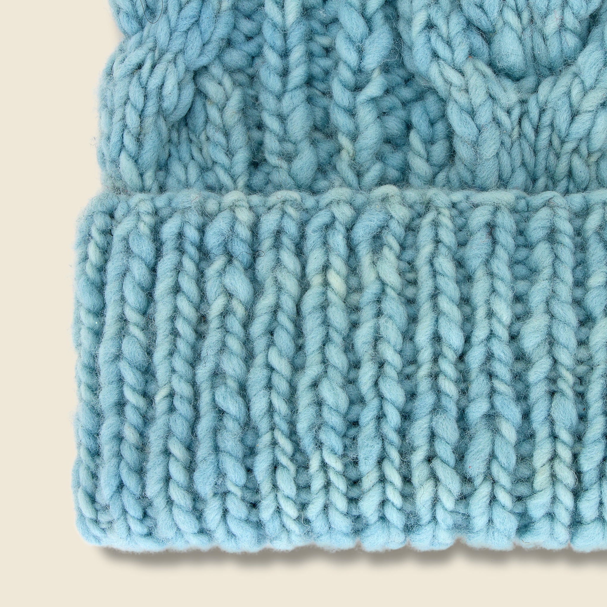 Double Cuff Fisherman Cap - Light Turquoise - Chamula - STAG Provisions - Accessories - Hats