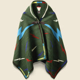 Merino Wool Blanket Poncho - Thunderbird - Chamula - STAG Provisions - Outerwear - Coat / Jacket