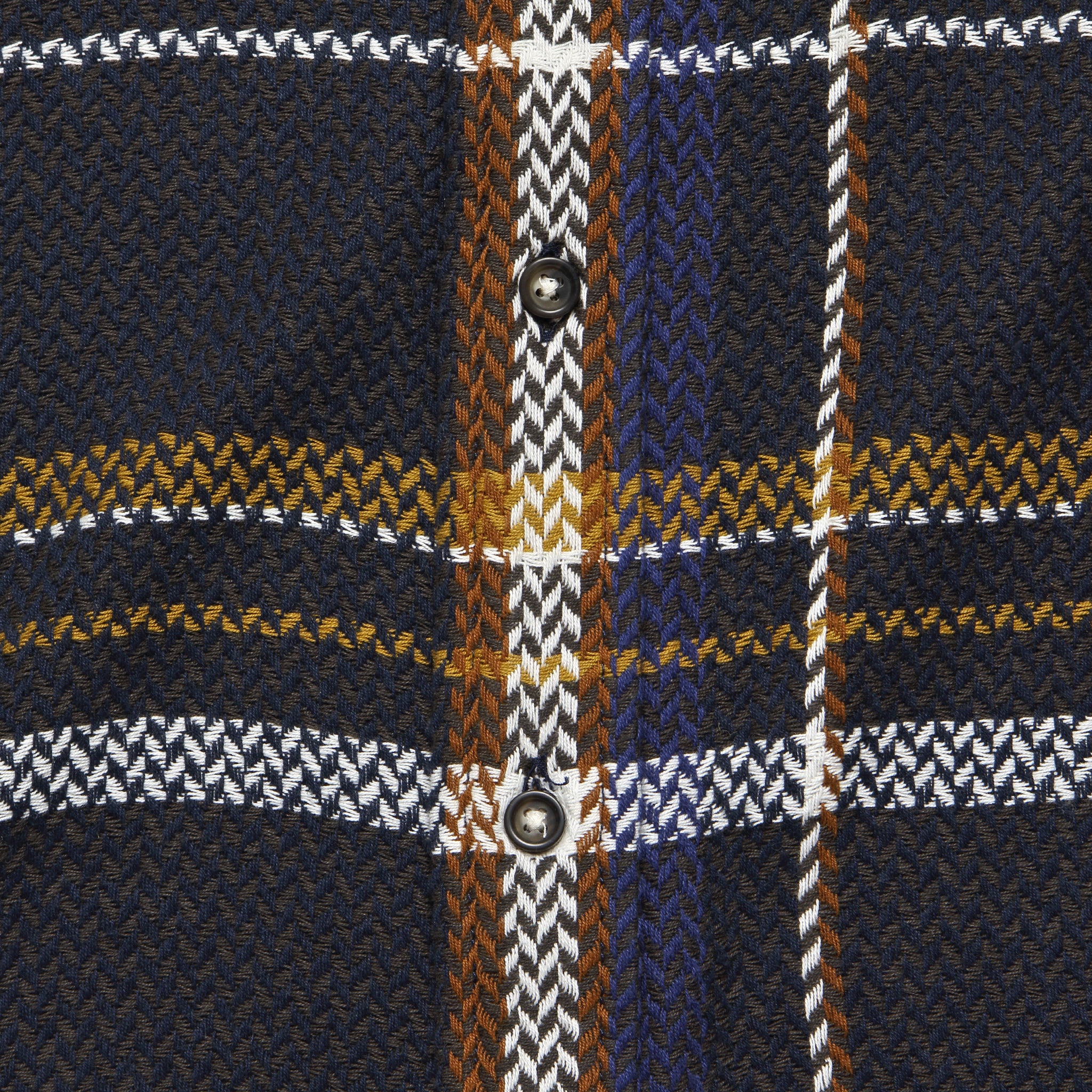 Moonrise Acid Plaid Shirt - Brown/Orange - Corridor - STAG Provisions - Tops - L/S Woven - Plaid