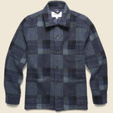 Patchwork Overshirt - Blue - Corridor - STAG Provisions - Outerwear - Shirt Jacket