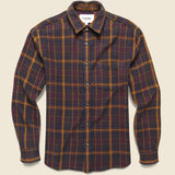 Livingston Manor Shirt - Brown/Orange/Purple - Corridor - STAG Provisions - Tops - L/S Woven - Plaid