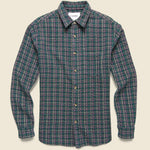 Clubhouse Snow Check Shirt - Purple/Green - Corridor - STAG Provisions - Tops - L/S Woven - Plaid