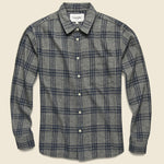 Check Flannel - Grey - Corridor - STAG Provisions - Tops - L/S Woven - Plaid