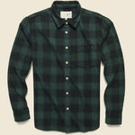 Recycled Plaid Flannel - Hunter - Corridor - STAG Provisions - Tops - L/S Woven - Plaid