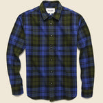 Big Energy Blackwatch Flannel - Indigo/Olive - Corridor - STAG Provisions - Tops - L/S Woven - Plaid