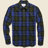 Big Energy Blackwatch Flannel - Indigo/Olive - Corridor - STAG Provisions - Tops - L/S Woven - Plaid